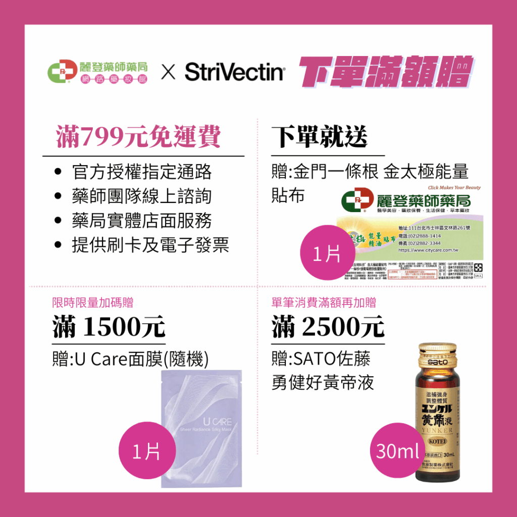StriVectin皺效奇蹟滿額贈